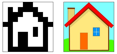 Picross example: House